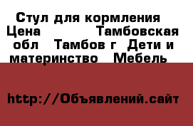 Стул для кормления › Цена ­ 1 500 - Тамбовская обл., Тамбов г. Дети и материнство » Мебель   